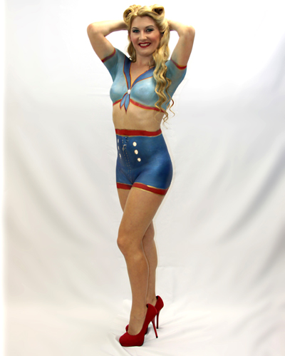 Fantasy Body Painting Artwork Pin-Up Girls