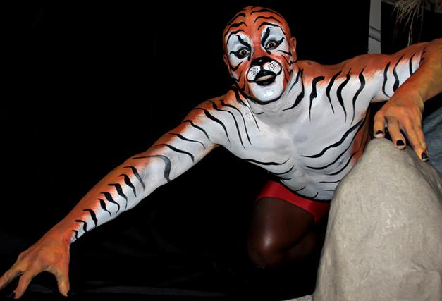 Fantasy Body Painting Artwork Tiger Body Painting