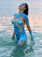 Florida Body Painter Body Painting in Tampa St Pete Clearwater Sarasota Mermaid Body Painting